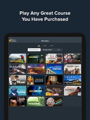 Great Courses android App screenshot 5